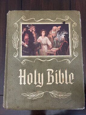 Holy Bible Master Reference Edition Heirloom Publishers 1964 With Illustrations